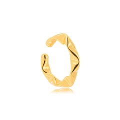 PIERCING FAKE PAR REDONDO AMASSADO JULIETTE