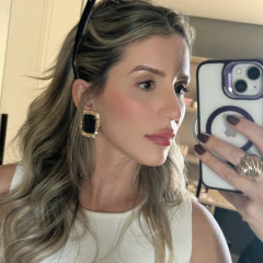 Imagem do BRINCO MOLDURA RESINA PRETA