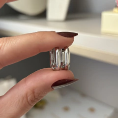 ARGOLINHA LISA RETANGULAR BORDA REDONDA RÓDIO BRANCO - comprar online