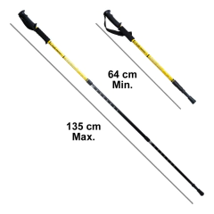 BASTON DE TREKKING LXS MARCHA NORDICA ALUMINIO ACONCAGUA (PAR) en internet