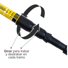 Imagen de BASTON DE TREKKING LXS MARCHA NORDICA ALUMINIO ACONCAGUA (PAR)