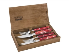 SET TRAMONTINA CHURRASCO X 4 PZS