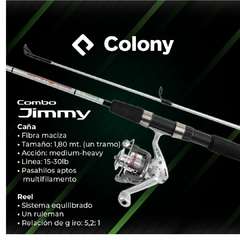 Combo COLONY JIMMY Caña + Reel