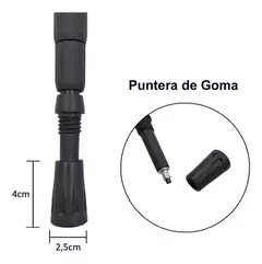 BASTON DE TREKKING LXS MARCHA NORDICA ALUMINIO LANIN (PAR)