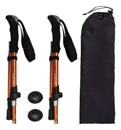 BASTÓN DE TREKKING LXS RUNNING PLEGABLE ALUMINIO ULTRA TRAIL (PAR)