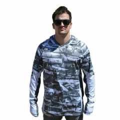 REMERA CAMUFLADA COLONY M/L CON CAPUCHA