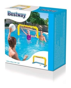 ARCO DE FUTBOL WATERPOLO INFLABLE CON PELOTA - CASA AIMARETTI