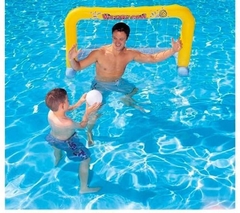 ARCO DE FUTBOL WATERPOLO INFLABLE CON PELOTA en internet