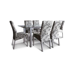JUEGO COMEDOR MARSELLA CRISTAL X 6