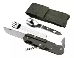 SET CAMPING (CUCHILLO+ TENEDOR+ CUCHARA) - comprar online
