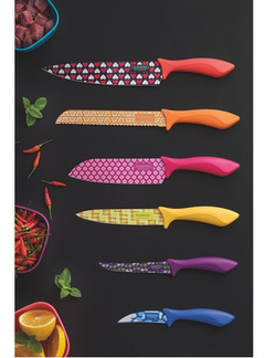 JUEGO SET CUCHILLOS TRAMONTINA ANTIADHERENTE 6 pzs - comprar online