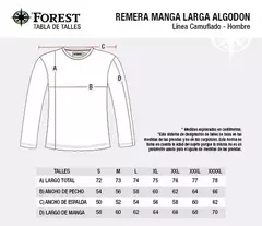REMERA CAMUFLADA FOREST M/L en internet