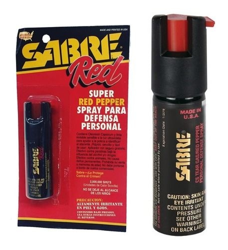SPRAY DEFENSA PERSONAL SABRE RED - GAS PIMIENTA 14 GR