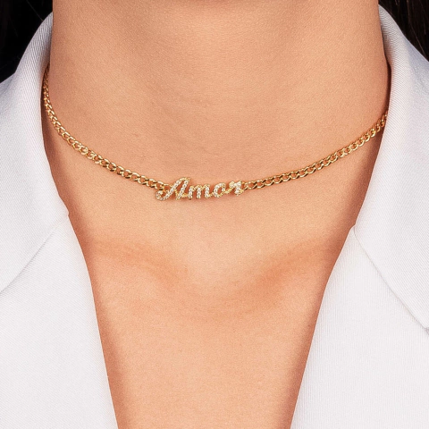 Corrente Choker EVA Joias