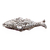 Peixe Miniatura Prateado - Chumbo - comprar online