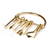 Ogum Deitado Dourado Pequeno - comprar online