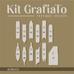 Kit GrafiaTo - 12 Peças - ACRÍLICO - comprar online