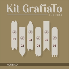 Kit GrafiaTo - 12 Peças - ACRÍLICO en internet