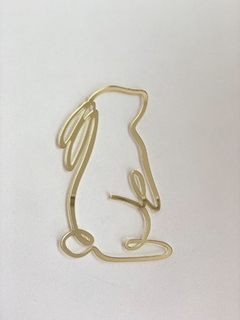 kit Aplique Coelho - Dourado na internet