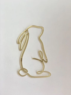 kit Aplique Coelho - Dourado on internet