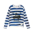 REMERA MANGAS LARGAS RAYADA - comprar online