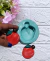 Molde de silicone Maçã para potes - comprar online