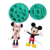 Molde de Silicone Mickey e Minie para Biscuit