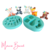 Molde de Silicone bichos do bosque para biscuit - marcia biscuit