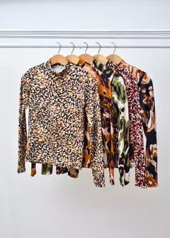 Camiseta media polera estampada print - comprar online