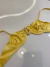 Top Meia Taça Anatomic Amarelo Manteiga - comprar online