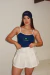 Regata Azul e Branco Brasileira - comprar online