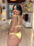 Biquíni Cortininha Basic Amarelo Butter - comprar online