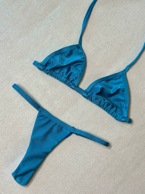 Biquíni Bronze Glow Azul Bliss - comprar online