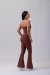 Conjunto Legging Flare Marrom - comprar online