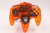 CONTROLE - NINTENDO 64 LARANJA TRANSLÚCIDO (1) na internet