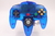 CONTROLE - NINTENDO 64 AZUL TRANSLÚCIDO (1) na internet