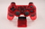 CONTROLE - PLAYSTATION 2 VERMELHO TRANSLÚCIDO SEM FIO (1)