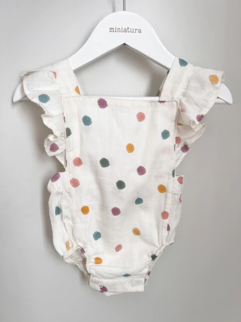 Jardineira Helena Poá Aquarela