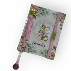 Bíblia Personalizada M Média - 13,5 x 18,5 x 2,5 - Biblia Evangélica - Lateral paginas Branca CCB -B15 - Heliarte Personalizados