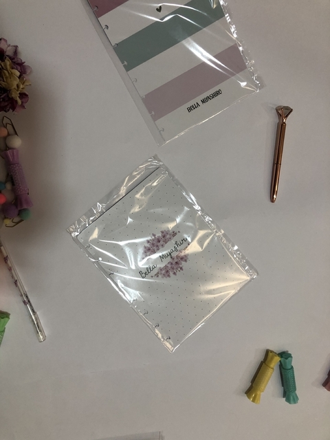 Kit de sobrecapas (3 pares) para caderno de Discos Tamanho P