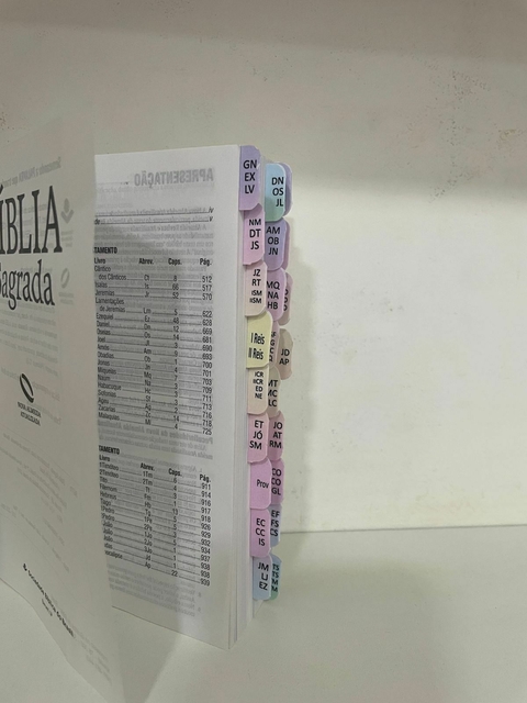 Abas Adesivas para Bíblia - Organização, Proteção e Facilidade