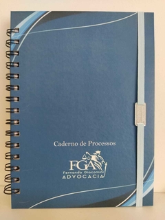 Caderno para controle de Processos Jurídicos