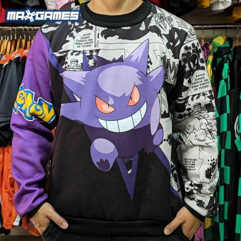 Buzo Full Print Gengar - Pokemon
