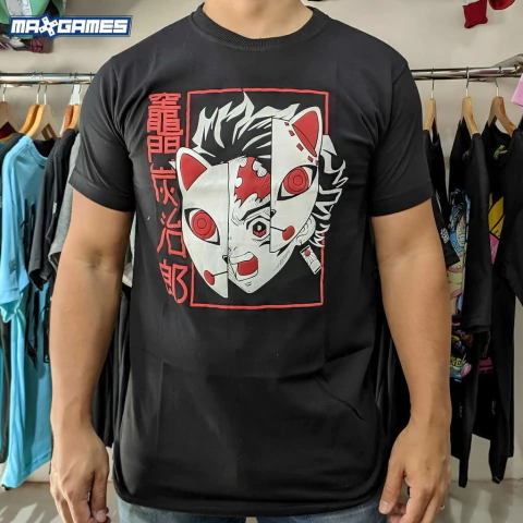 Remera Tanjiro Mascara - Demon Slayer - Kimetsu No Yaiba