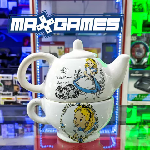 Tetera Alicia en el país de las maravillas