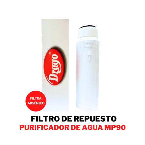 Filtro de Repuesto Purificador MP90 Arsenico