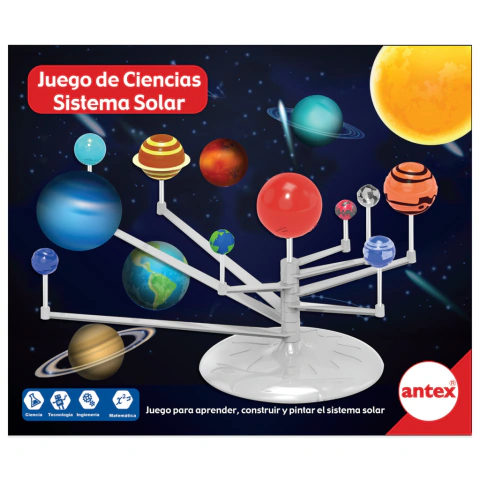 Sistema Solar Juego De Ciencia Pinta Los Planetas Antex 0200
