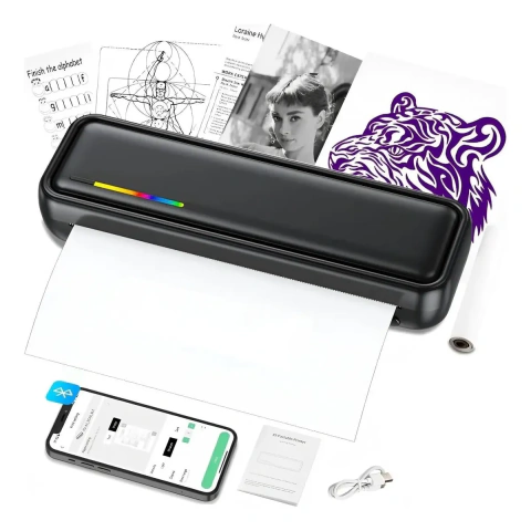 Impresora Térmica Bluetooth A4 Portátil Tatoo Inalambrica