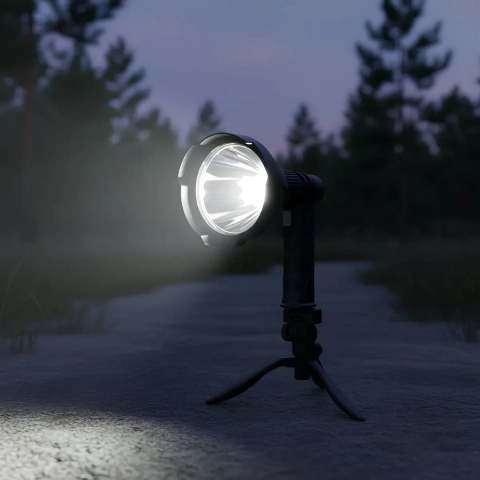 REFLECTOR BUSCA HUELLAS LUZ LED PORTATIL RECARGABLE