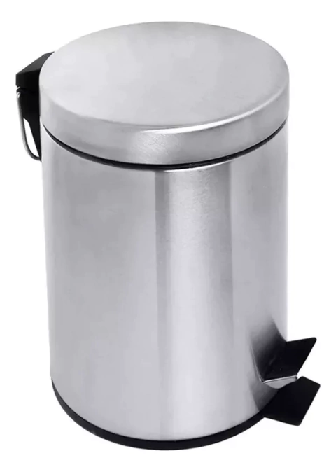 Cesto Basura Tacho Acero Pedal Residuos 5lt OFERTA ABOLLADO!!!